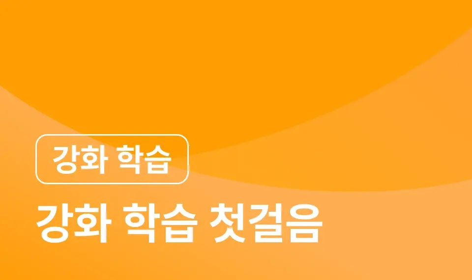 강화 학습 입문 이미지